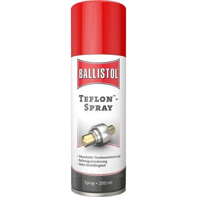 Средство для ухода Ballistol 200 мл Teflon PTFE (тефлон, аэрозоль) Средство для ухода Ballistol 200 мл Teflon PTFE (тефлон, аэрозоль)