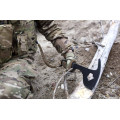 Шнур страховий витий Петля Карабін чорний 981 ms