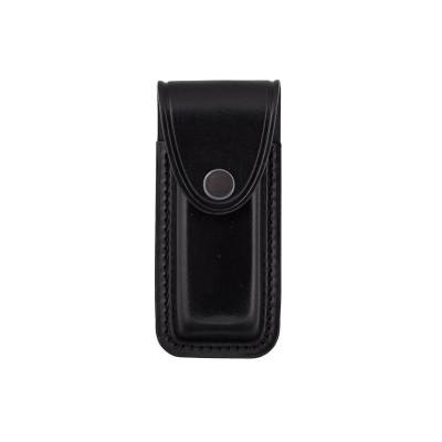 Подсумок чохол для магазину ПМ пістолет Макарова формований B кнопка шкіра чорний ms Подсумок чохол для магазину ПМ пістолет Макарова формований B кнопка шкіра чорний ms