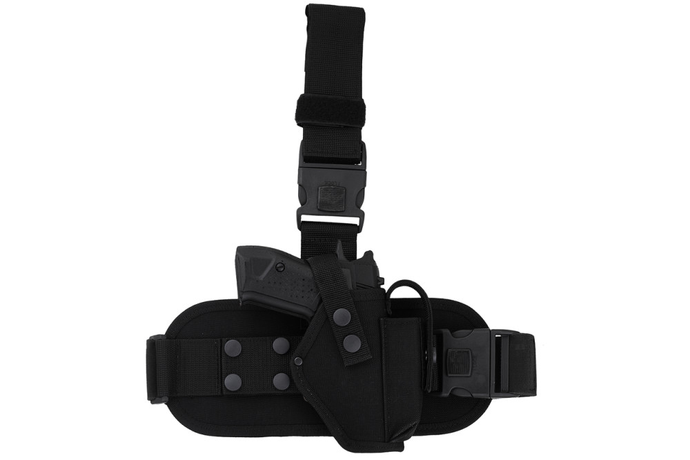 Кобура для Форт-12 стегновий з платформою (oxford 600d, чорний) ms