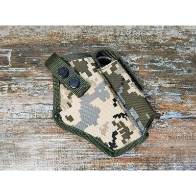 Кобура до G-17 Glock-17 Глок поясна з чохлом підсумком до магазину Піксель MS Кобура до G-17 Glock-17 Глок поясна з чохлом підсумком до магазину Піксель MS