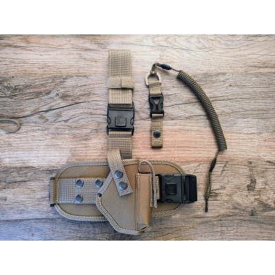 Кобура на стегнах з платформою для ПМ Макарова кобура на ногу cordura1000d колір койот настегенна кобура MS Кобура на стегнах з платформою для ПМ Макарова кобура на ногу cordura1000d колір койот настегенна кобура MS