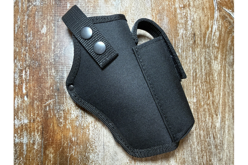 Кобура для Beretta 92 (Берта) на пояс із підсумком під магазин Чорна ms