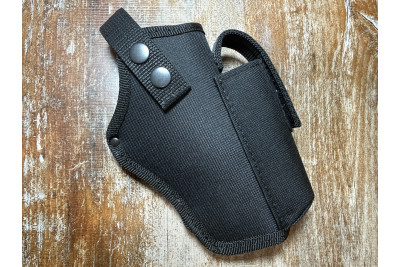 Кобура для Beretta 92 (Берта) на пояс із підсумком під магазин Чорна ms Кобура для Beretta 92 (Берта) на пояс із підсумком під магазин Чорна ms