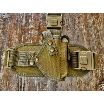 Кобура на стегнах з платформою для ПМ Макарова кобура на ногу cordura1000d колір койот настегенна кобура ms шнур страхувальний Кобура на стегнах з платформою для ПМ Макарова кобура на ногу cordura1000d колір койот настегенна кобура ms шнур страхувальний