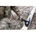 Шнур тренчик страхувальний кручений Петля-Карабін паракорд олива 982 ms