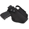 Кобура Шульга левша до G-17 Glock-17 Глок-17 бойовий поясна з чохлом підсумком для магазину oxford 600d чорна ms