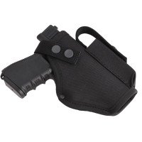 Кобура Левша  для G 17 Glock 17 Глок 17 поясная с чехлом подсумком для магазин чёрная ms