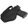 Кобура Шульга левша до G-17 Glock-17 Глок-17 бойовий поясна з чохлом підсумком для магазину oxford 600d чорна ms