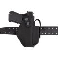 Кобура до G-17 Glock-17 Глок поясна з чохлом підсумком до магазину чорна MS