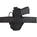 Кобура Шульга левша до G-17 Glock-17 Глок-17 бойовий поясна з чохлом підсумком для магазину oxford 600d чорна ms