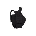 Кобура ПМ поясна з чохлом, подсумком, під магазин (cordura 1000d, чорна) ms