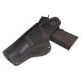 Кобура Colt 1911 поясная скрытого внутрибрючного ношения не формованная с клипсой кожа чёрная ms