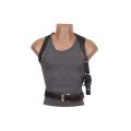 Кобура Crosman C11 оперативна + поясна формована (шкіра, чорна) ms