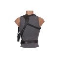 Кобура Crosman C11 оперативна + поясна формована (шкіра, чорна) ms