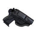 Кобура поясная ПГШ 790 SUR 2608 поясная  скрытого внутрибрючного ношения формованная с клипсой кожа чёрная ms