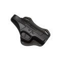 Кобура для Retay G-17 Glock-17 Глок-17 T 910 Flarm кобура 2в1 оперативна поясна шкіряна чорна 25301 MS