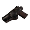 Кобура для Colt 1911 поясна не формована шкіра чорна ms