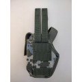 Кобура ПМ на Молли поясная с чехлом под магазин с фиксацией на системе Molle цвет пиксель MS