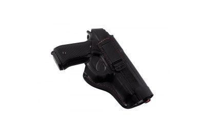 Кобура Beretta 92 (Беретта) поясная + скрытого внутрибрючного ношения с клипсой (кожаная, черная) ms Кобура Beretta 92 (Беретта) поясная + скрытого внутрибрючного ношения с клипсой (кожаная, черная) ms