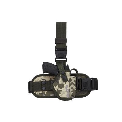 Кобура стегновий Форт-17 з платформою (oxford 600d, піксель) ms