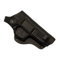 Кобура Desert Eagle (Пустынный орёл ) ( поясная + скрытого внутрибрючного ношения с клипсой (кожаная, черная) ms