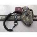 Кобура пистолет ПМ макаров поясная камуфляж пиксель +  шнур, 974 ms