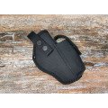 Кобура ТТ на пояс поясна з чохлом під магазин, чорна (Cordura, чорна) ms