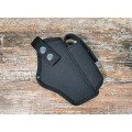 Кобура до G-17 Glock-17 Глок поясна з чохлом підсумком до магазину чорна MS