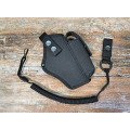 Кобура до G-17 Glock-17 Глок поясна з чохлом підсумком до магазину + шнур тренчик чорна MS