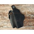 Кобура Шкіряна до Глок 17 Glock 17 поясна з чохлом під магазин ms