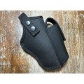 Кобура для Beretta 92 (Берта) на пояс із підсумком під магазин Чорна ms
