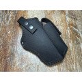 Кобура для Beretta 92 (Берта) на пояс із підсумком під магазин Чорна ms