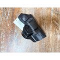 Шкіряна кобура для Glock 19 — Формована (внутрішня на кліпсі + поясна), чорна ms