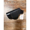 Шкіряна кобура для Glock 19 — Формована (внутрішня на кліпсі + поясна), чорна ms