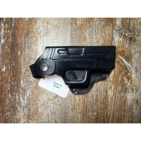 Шкіряна формована кобура для Glock 19 — Поясна (на ремінь), чорна ms