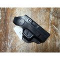 Шкіряна формована кобура для Glock 19 — Поясна (на ремінь), чорна ms