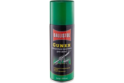Олія збройова Ballistol Gunex 200 мл (аерозоль) Олія збройова Ballistol Gunex 200 мл (аерозоль)