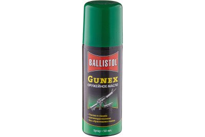 Олія збройова Ballistol Gunex 50 мл (аерозоль) Олія збройова Ballistol Gunex 50 мл (аерозоль)